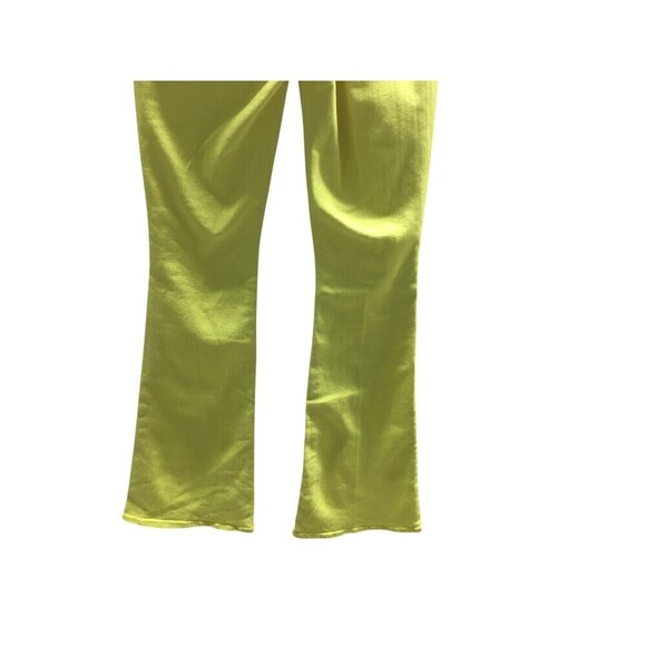 L'agence Jeans Women's Size 25 Yellow Bell Flare Leg Cotton Blend - Picture 6 of 8